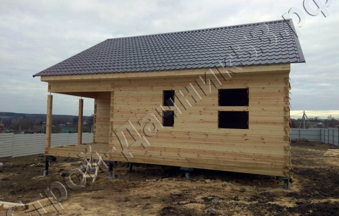 3 Брусовой дом ОД-11, 9×9, 81 м², Московская область, Серпуховски район, деревня Скрылья (2)